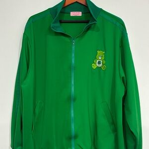 ACDCRAG x Care Bears Good Luck Bear Green Jacket Sz XL